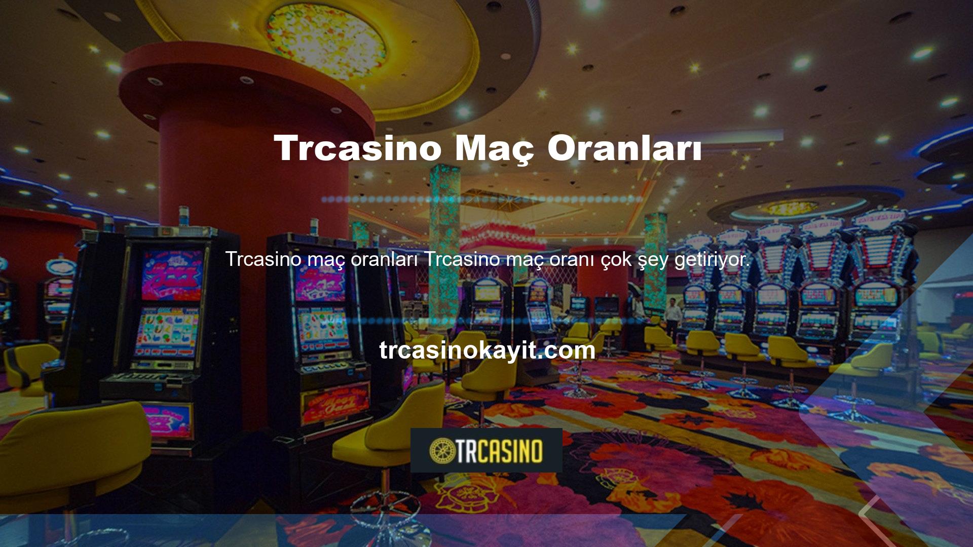Siteyi masaüstüne taşıdığımızda, Trcasino eşleşme oranı açısından bazı ciddi sınırlamalarla karşılaştık